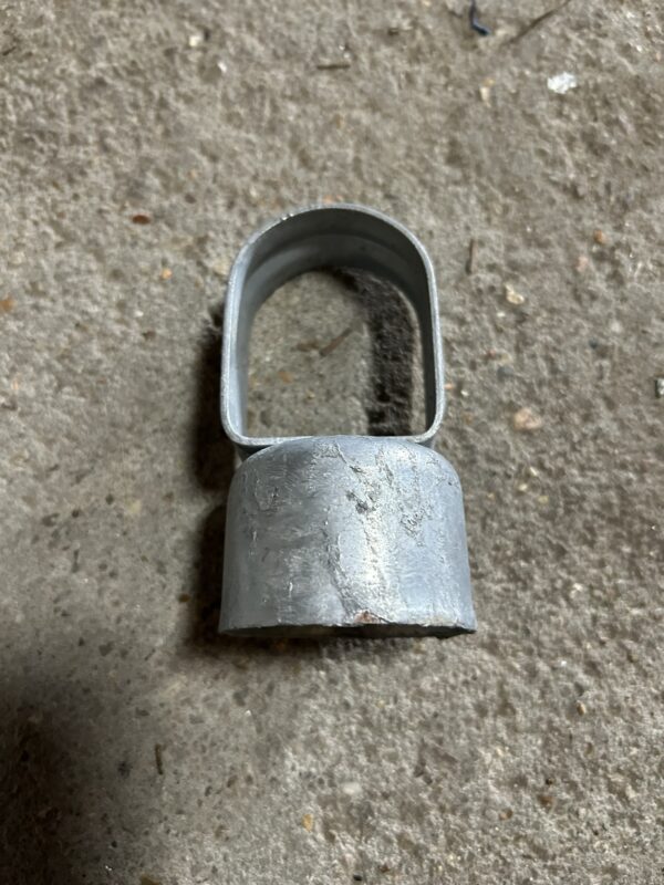 Loop cap, die cast aluminum, 2" x 1 5/8"
